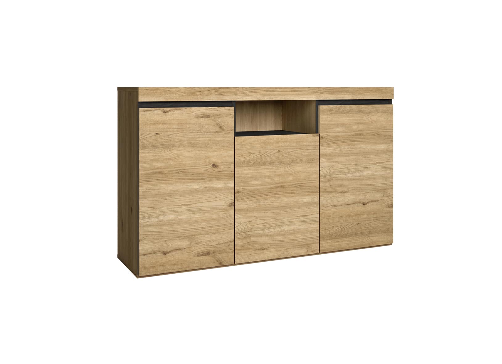 Mueble de Salón IDEM Naturale - Roble/Negro Nórdico